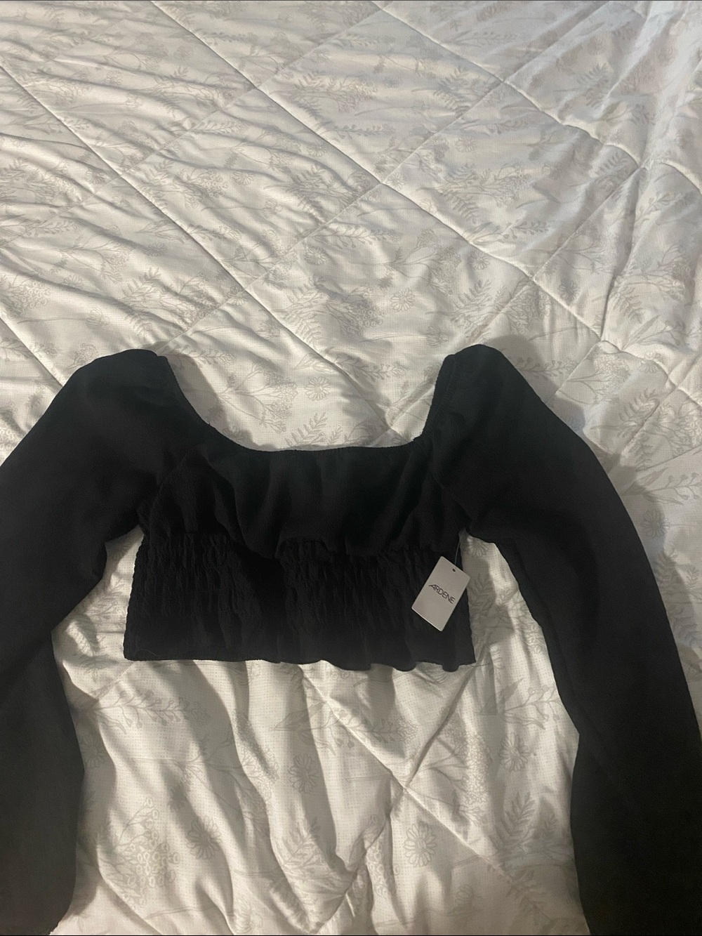 Ardene black long sleeve top